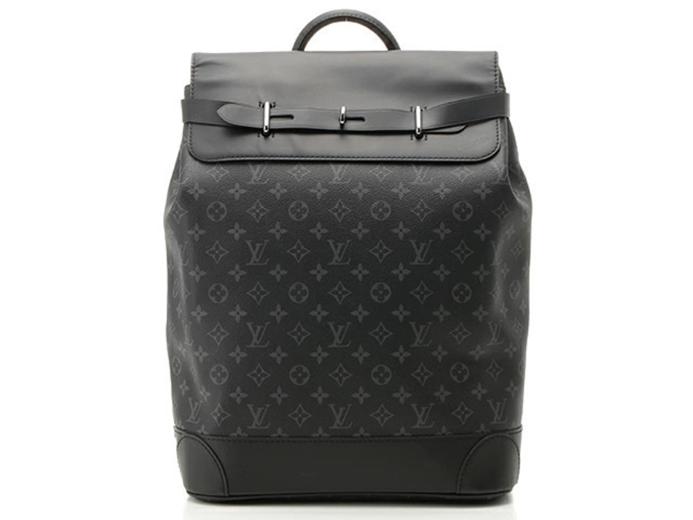 LOUIS VUITTON Steamer Backpack Monogram Eclipse Black